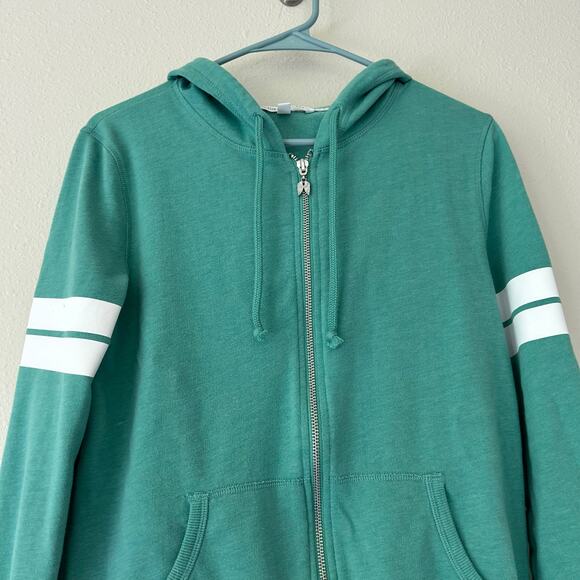 Victoria’s Secret full zip hoodie Angel spell out on back Varsity lounge prep XS - Picture 5 of 11